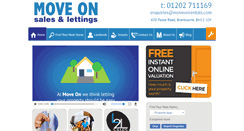 Desktop Screenshot of moveonrentals.com
